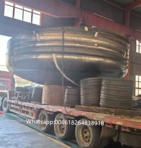 Customized Carbon Steel Ellipsoidal Head Dish End for Pipe Fittings and Pressure Vessels